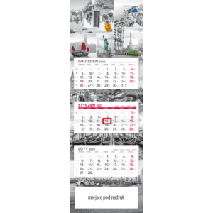 kalendarz panoramiczny PIĄTY ELEMENT| PAN104