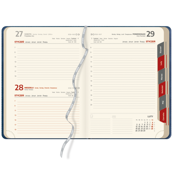 kalendarz książkowy A5 dzienny | KK11