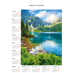 Kalendarz plakatowy MORSKIE OKO | B73