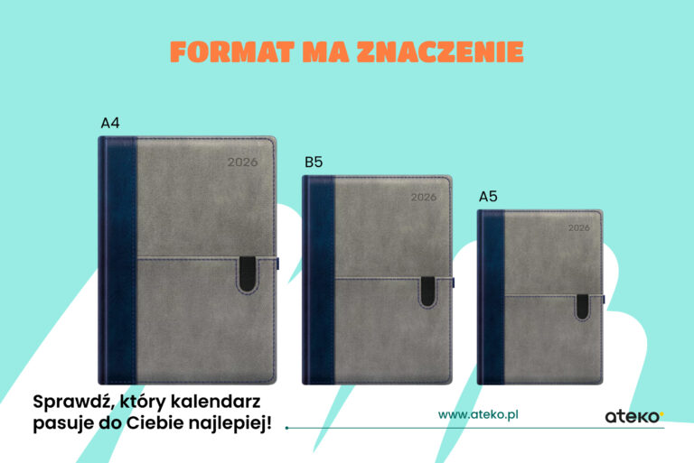 Kalendarze z kieszenią na dokumenty – porządek w papierach