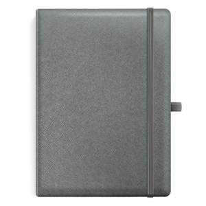 Notes A5 szyty z uchwytem na długopis i gumką zamykającą | N06