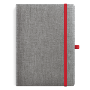 Notes A5 szyty z uchwytem na długopis i gumką zamykającą | N09